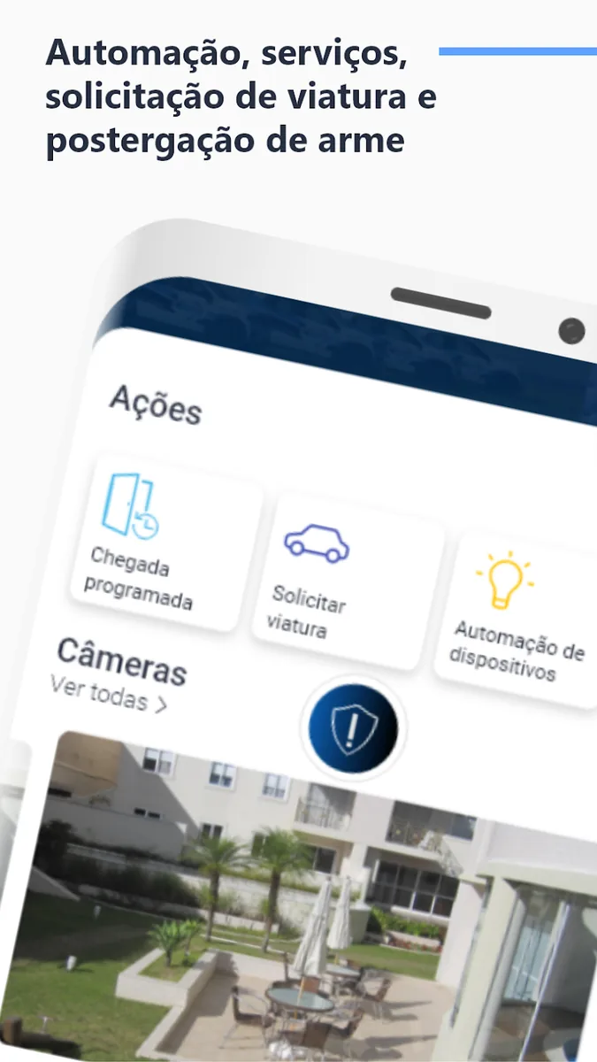 Serviços e solicitações no aplicativo STM